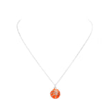 3D Basketball Pendant Necklace by Madeline Love