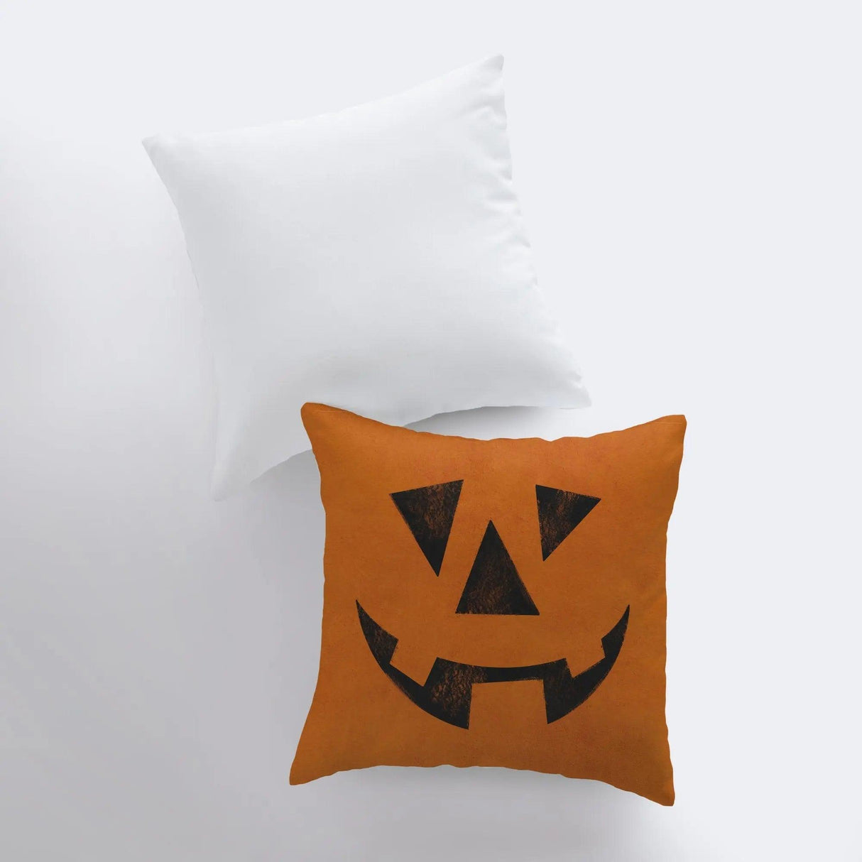 Orange Jack O Lantern Pillow Cover | Fall Décor | Halloween Pillows | Halloween Décor | Fall Throw Pillows | Cute Throw Pillows by UniikPillows - Vysn