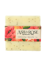 Orange Poppyseed Soap Scrub Bar by Ash & Rose