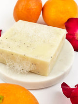 Orange Poppyseed Soap Scrub Bar by Ash & Rose