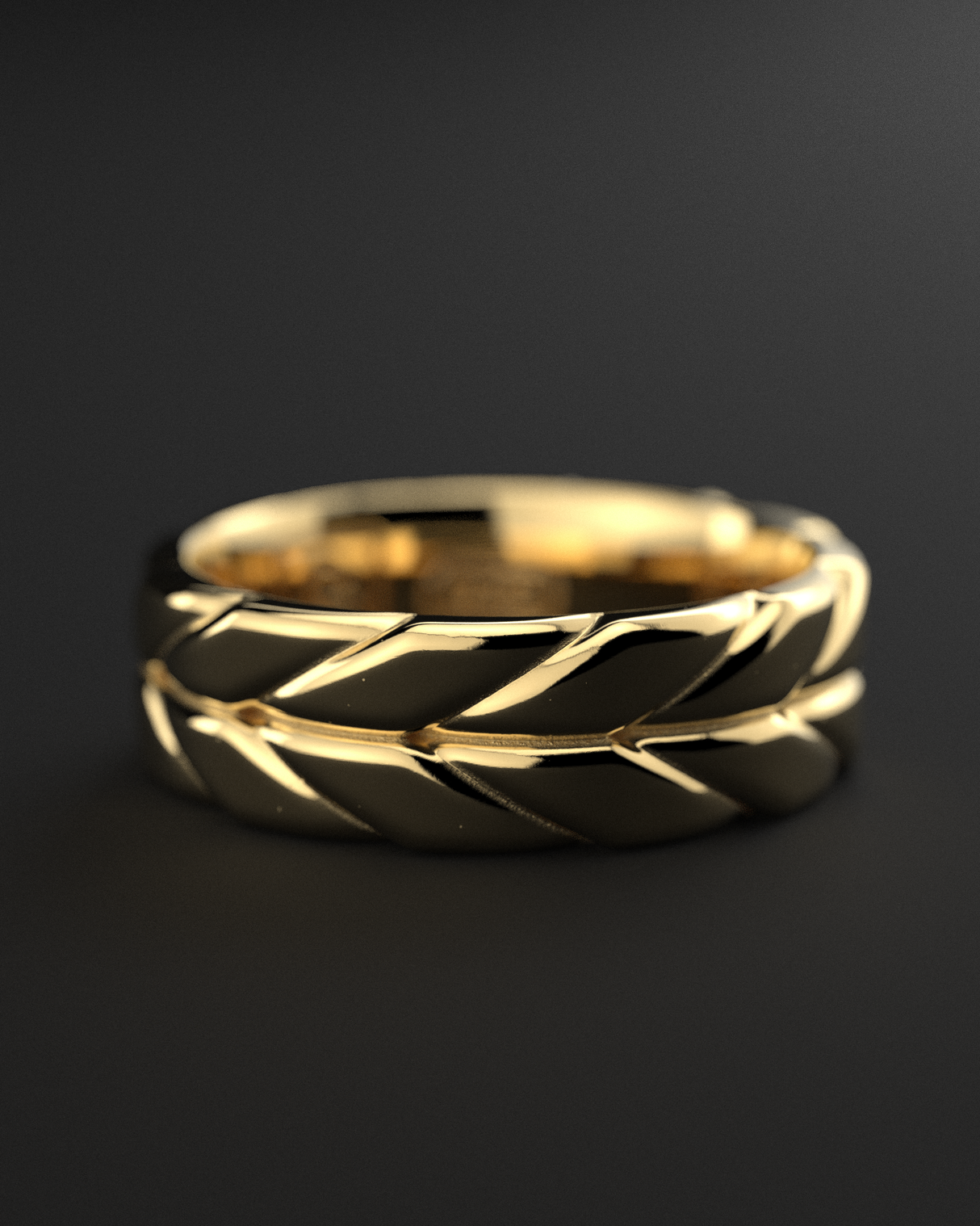 Woven Ring by Seekers Men's Jewelry