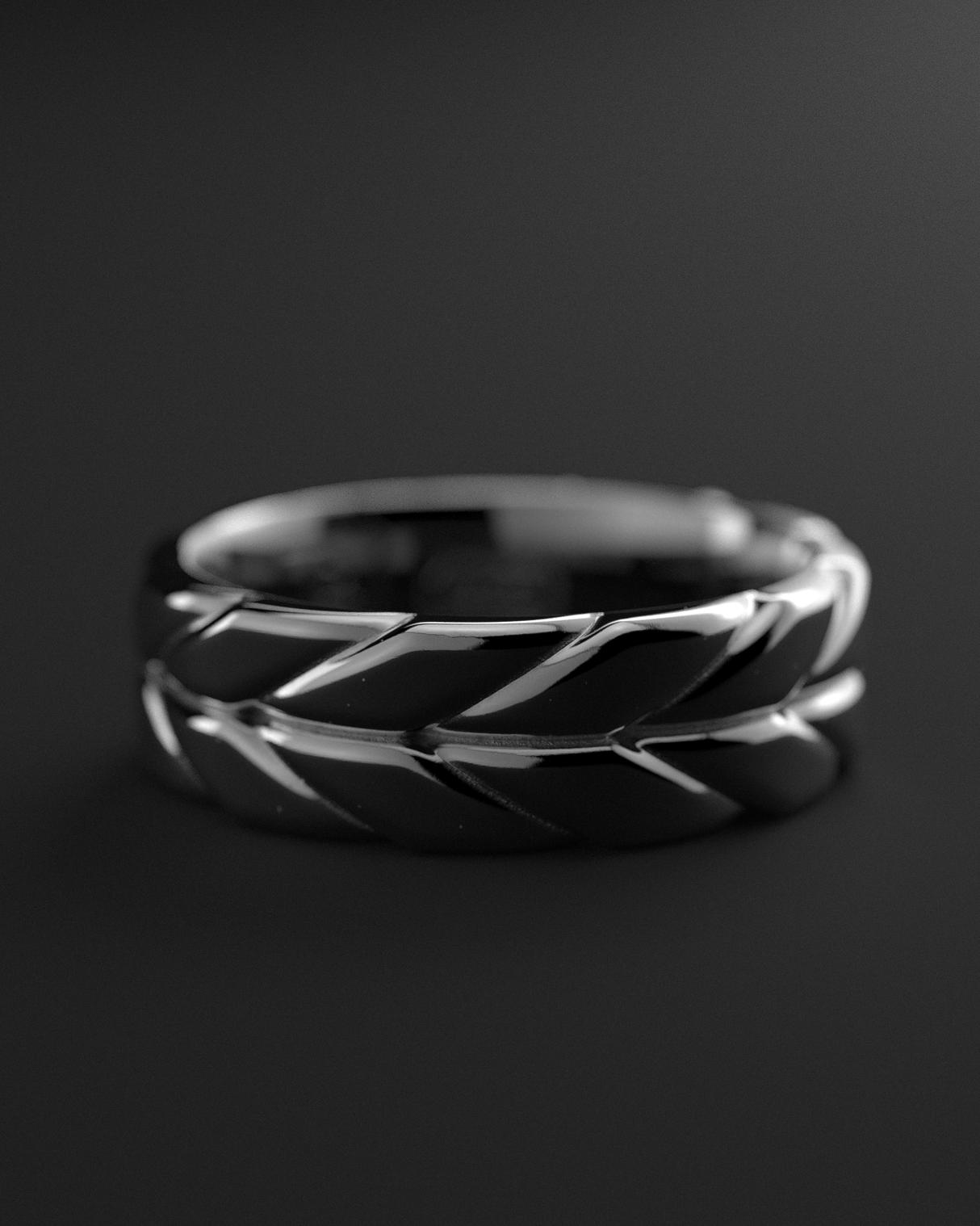 Woven Ring by Seekers Men's Jewelry