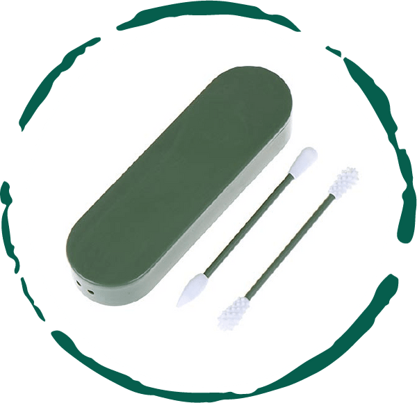 Reusable Silicone Cotton Swab -2 Pack by Choixe