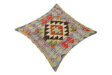 Southwestern Turkish Barton Hand Woven Kilim Throw Pillow by Bareens Designer Rugs