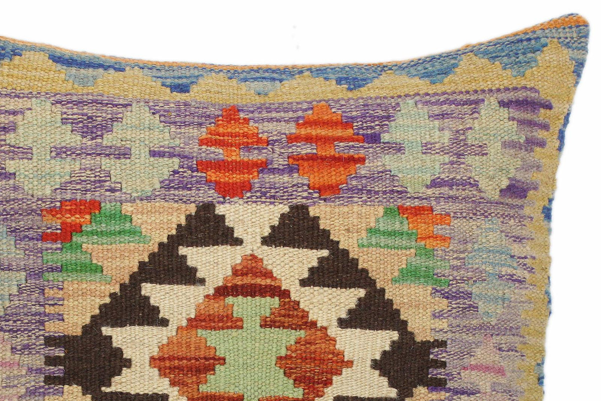 Southwestern Turkish Barton Hand Woven Kilim Throw Pillow by Bareens Designer Rugs