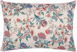 Decorative Floral Oma Elegent Silk Pillow by Bareens Designer Rugs