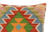 Southwestern Milner Turkish Hand-Woven Kilim Pillow - 17" x 18" by Bareens Designer Rugs