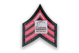 Pink Ribbon <br> Chevron Patch by Custom Pins & Buckles