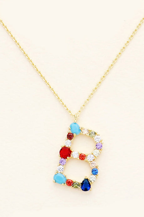 Bright Initial Necklace by Embellish Your Life