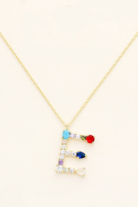 Bright Initial Necklace by Embellish Your Life