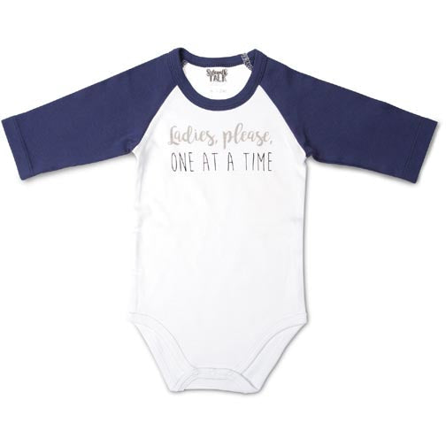 Pavilion Gift 6-12 Months 3/4 Sleeve Onesie - One at a Time by FreeShippingAllOrders.com