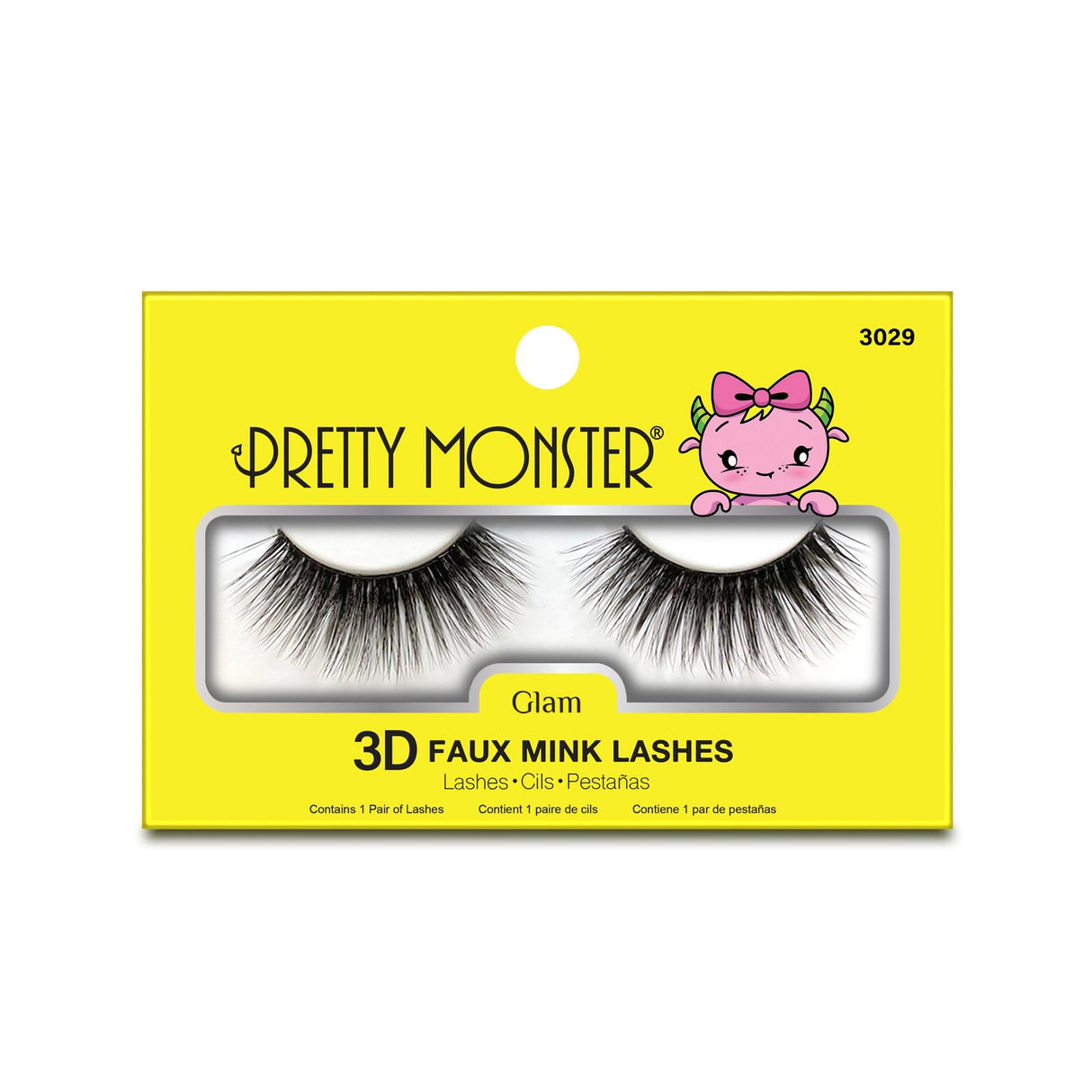 Pretty Monster Glam 3D Faux Mink Lashes - 3029