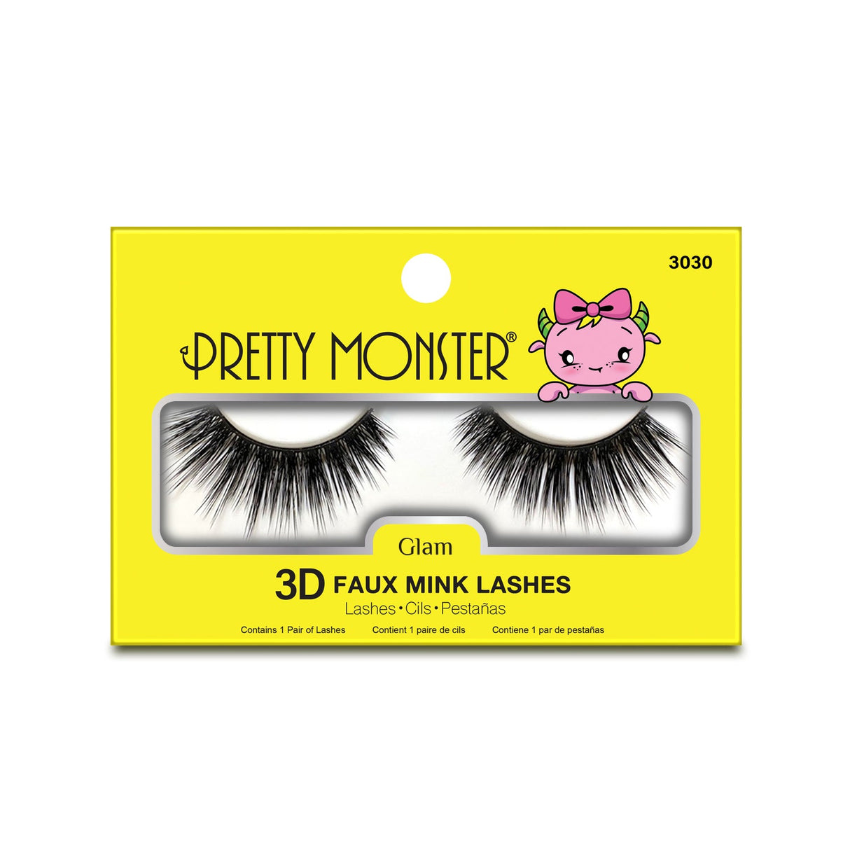 Pretty Monster Glam 3D Faux Mink Lashes - 3030