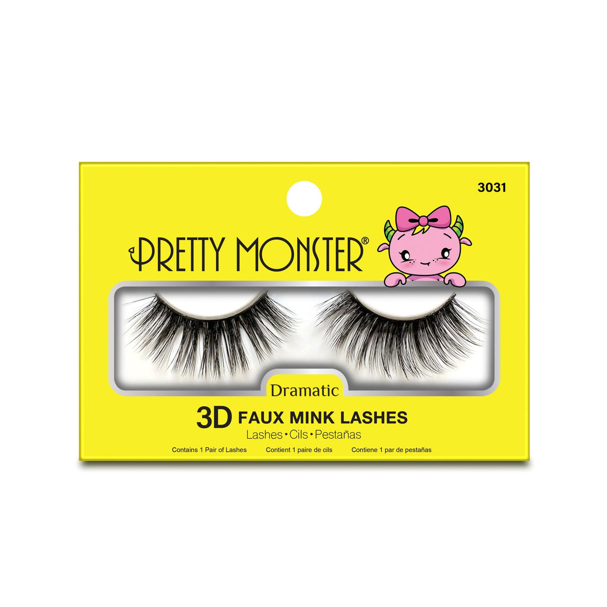 Pretty Monster Dramatic 3D Faux Mink Lashes - 3031