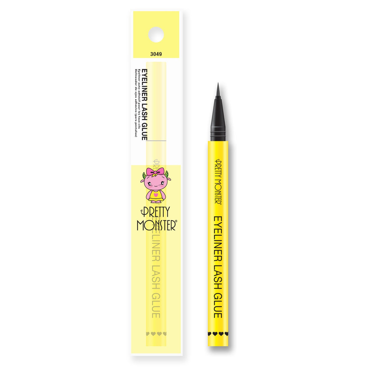 Pretty Monster Eyeliner Lash Glue - Black