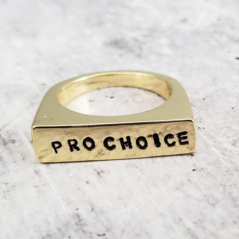 PRO CHOICE Flat Top Ring by Salt and Sparkle