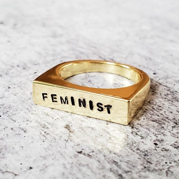 PRO CHOICE Flat Top Ring by Salt and Sparkle