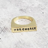 PRO CHOICE Flat Top Ring by Salt and Sparkle