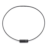 PT080B B.Tiff Black Pavé Rouleau Pendant by B.Tiff New York