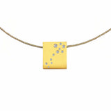 PT094G B.Tiff Gold Pavé Galaxie Pendant by B.Tiff New York