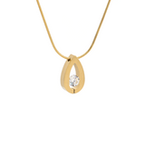 PT106G B.Tiff Gold Drop Pendant by B.Tiff New York