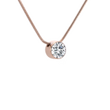 PT201RG B.Tiff Rose Gold 2 ct Solitaire Pendant by B.Tiff New York