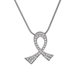 PT204W B.Tiff Pavé Scarf Pendant Necklace by B.Tiff New York