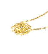 PT308G B.Tiff Rosé Gold Plated Brass Pendant Necklace by B.Tiff New York