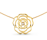 PT308G B.Tiff Rosé Gold Plated Brass Pendant Necklace by B.Tiff New York