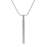 PT318W B.Tiff Pave Bar Pendant by B.Tiff New York