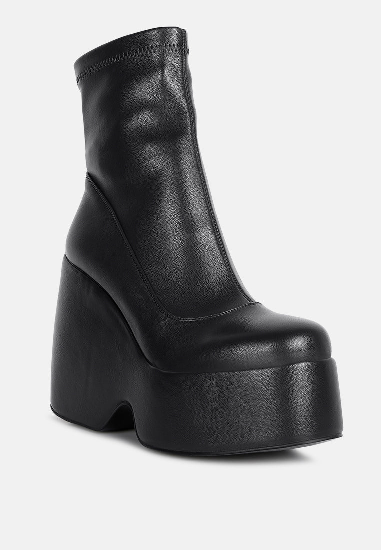 purnell high platform ankle boots by London Rag