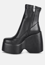 purnell high platform ankle boots by London Rag