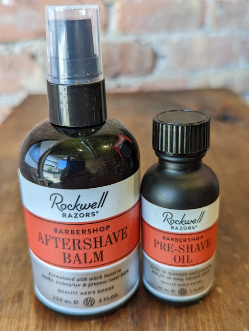 Rockwell Preshave and Shave Balm Set by Distinct Bath & Body