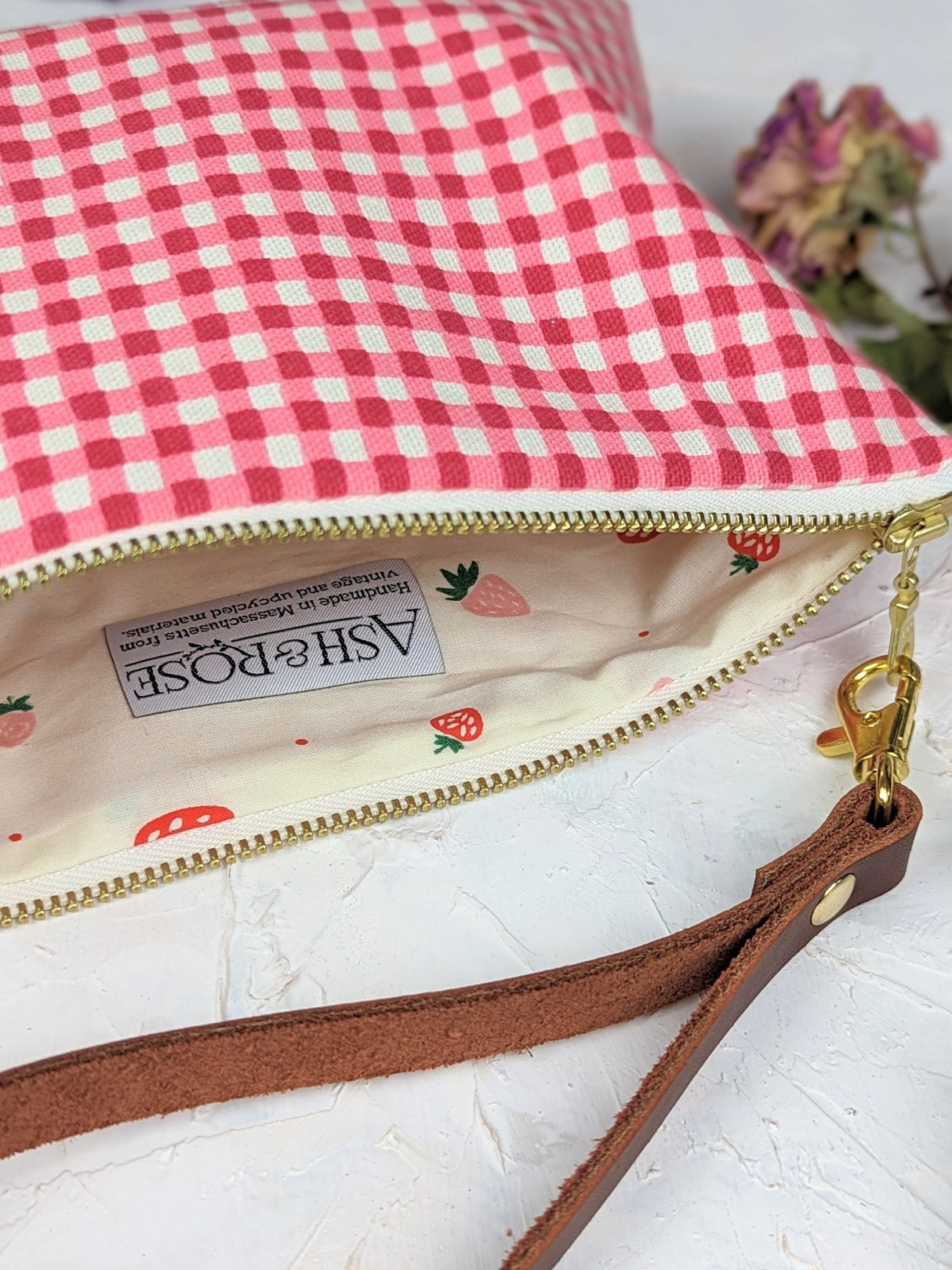 Summer Picnic Wristlet Purse - FINAL SALE by Ash & Rose