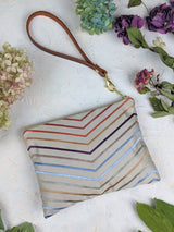 Chevron Stripes Wristlet Purse by Ash & Rose