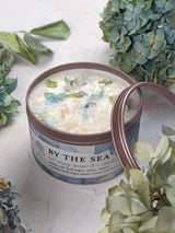 BY THE SEA Hydrangea Sea Salt Candle by Ash & Rose