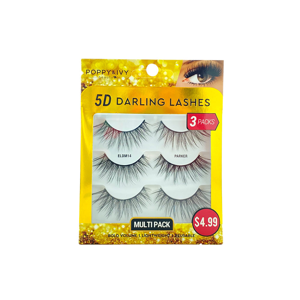 ABSOLUTE Poppy & Ivy 5D Darling Lashes (3-Pack) - Parker