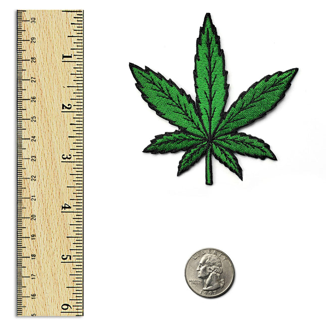 Cannabis Leaf Patch by Kolorspun