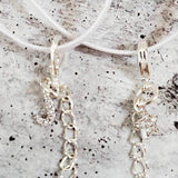 Personalized Glasses Chain with Crystal Initial by Salt and Sparkle