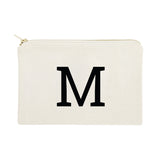 Personalized Modern Monogram Cosmetic Bag and Travel Make Up Pouch by The Cotton & Canvas Co.