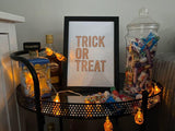 Trick Or Treat Autumn Halloween Seasonal Wall Home Decor Print by WinsterCreations™ Official Store - Vysn