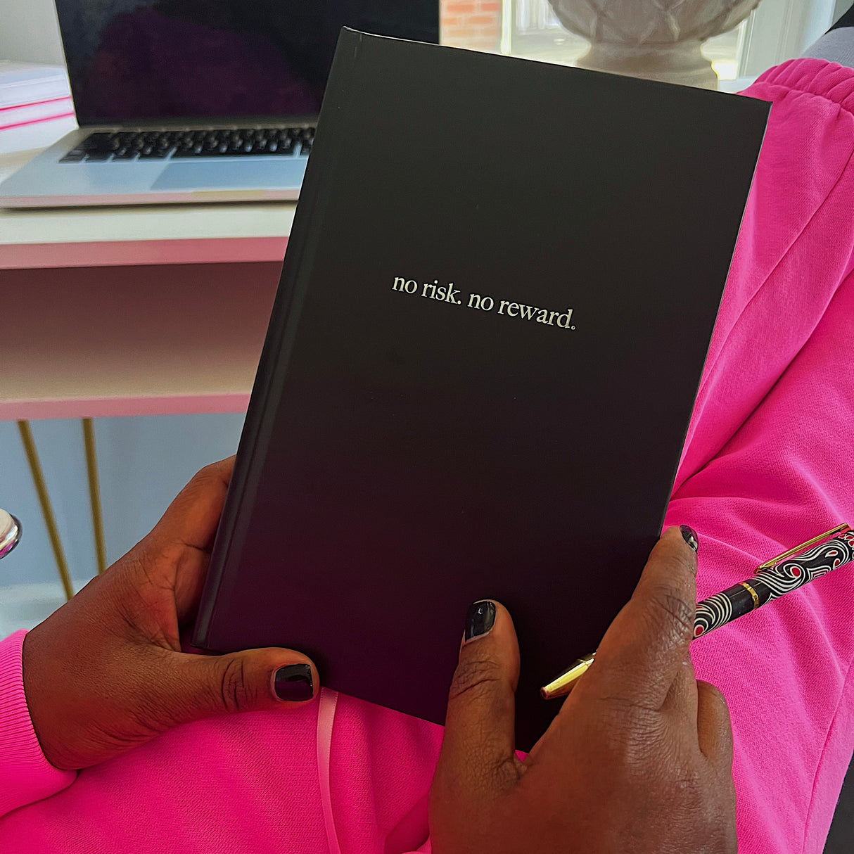 No Risk No Reward :: Hardbound Journal by Effie's Paper