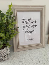 Trust Me You Can Dance Vodka Alcohol Kitchen Wall Decor Print by WinsterCreations™ Official Store