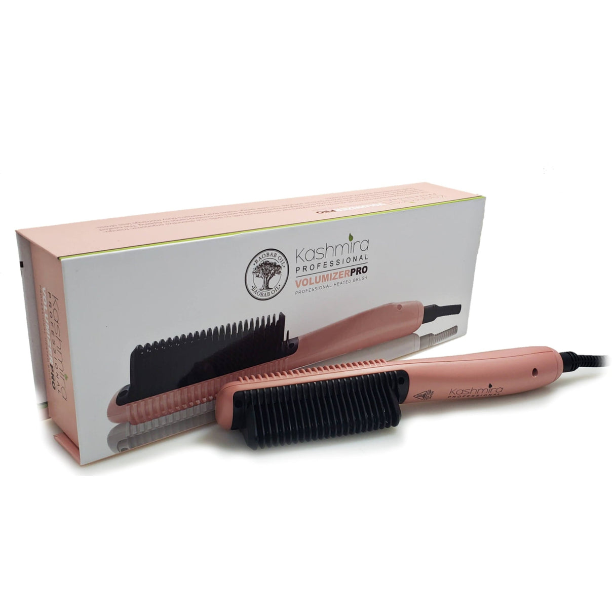 Volumizer Pro Ionic Ceramic Comb Plated Heated Brush - Rose Gold