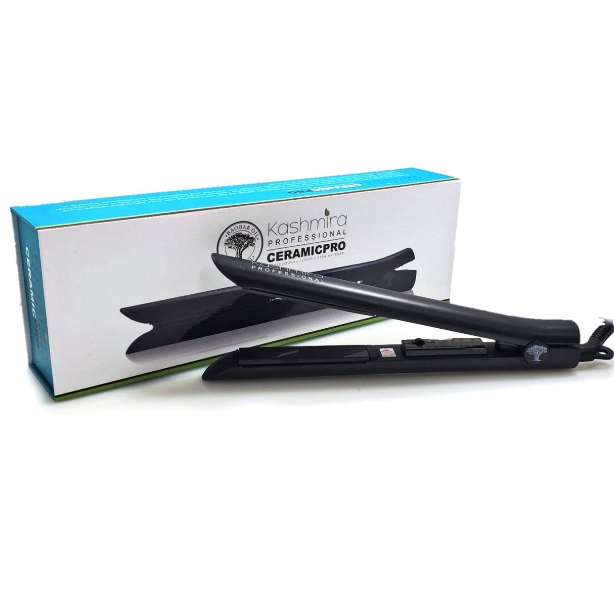 Ceramic Pro 1" Infrared & Ionic Technology Flat Iron - Black