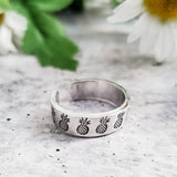 Pineapple Aluminum Ring by Salt and Sparkle