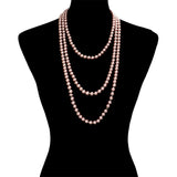 Pearl Long Necklace by Madeline Love