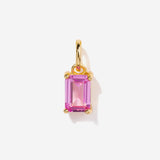 Pink Tourmaline Necklace Charm by Little Sky Stone