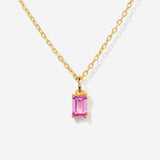 Pink Tourmaline Necklace Charm by Little Sky Stone