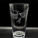 DOUBLE EXPOSURE ANIMALS Pint Glasses by LumEngrave